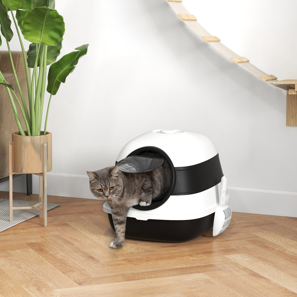 Bac à Litière pour Chat Pliable