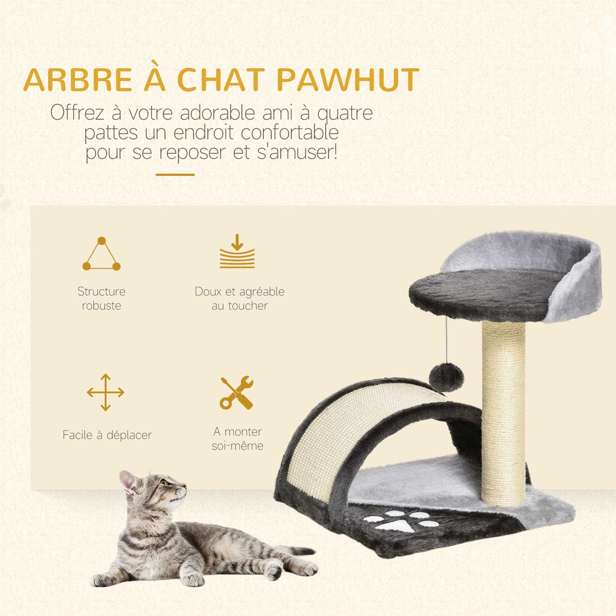 Arbre à Chat Griffoir Design