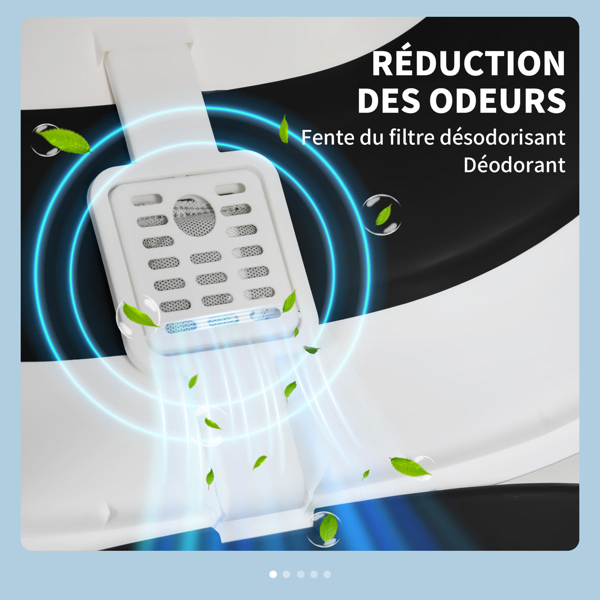 Bac à Litière pour Chat Pliable