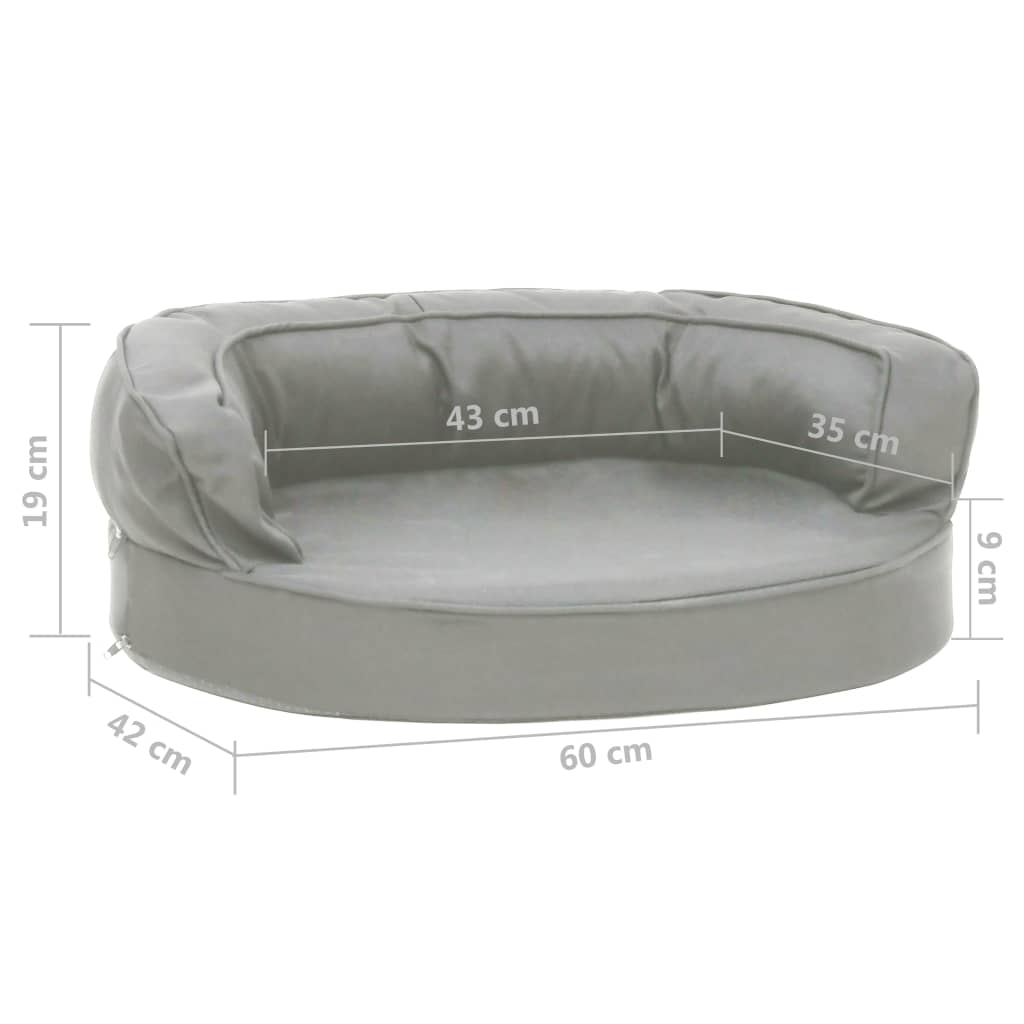 Matelas De Lit Ergonomique De Chien Aspect De Lin