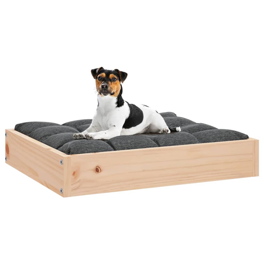 Lit Pour Chien 51,5X44X9 Cm Bois De Pin Solide