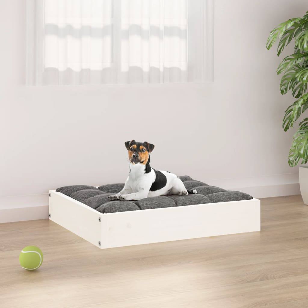 Lit Pour Chien 51,5X44X9 Cm Bois De Pin Solide