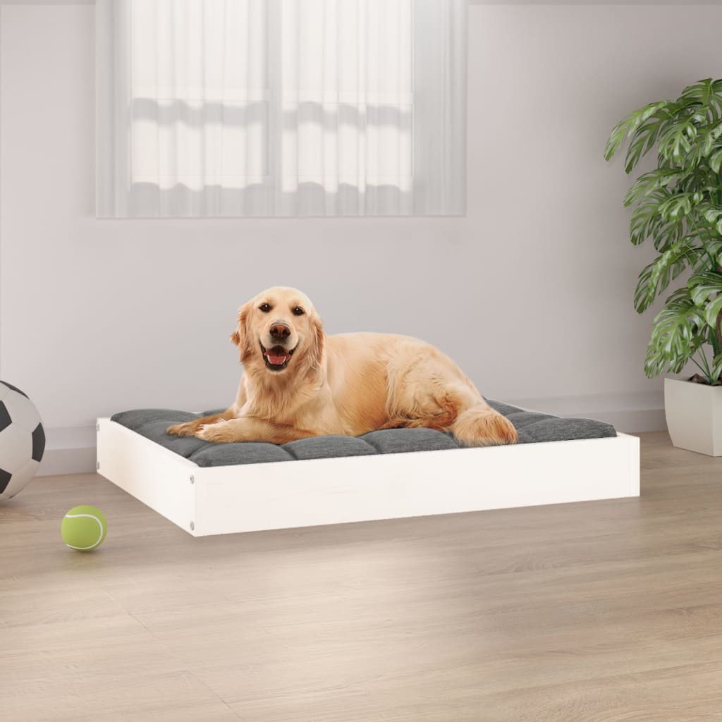 Lit Pour Chien 51,5X44X9 Cm Bois De Pin Solide