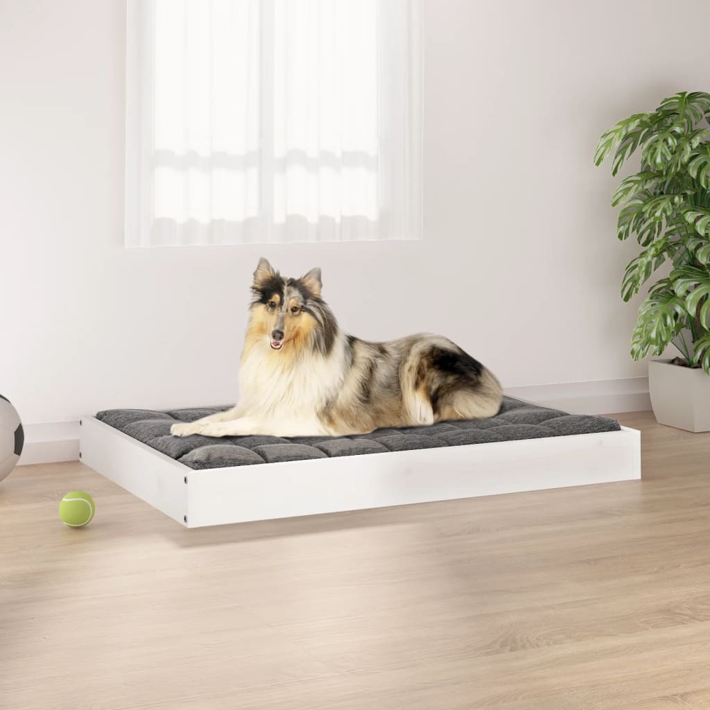 Lit Pour Chien 51,5X44X9 Cm Bois De Pin Solide