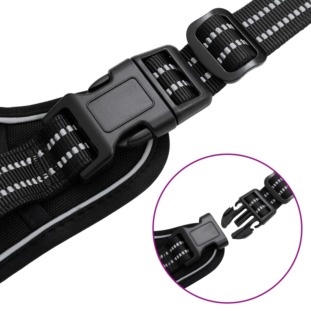 Harnais Pour Chien Avec Laisse Et Collier Réglables S