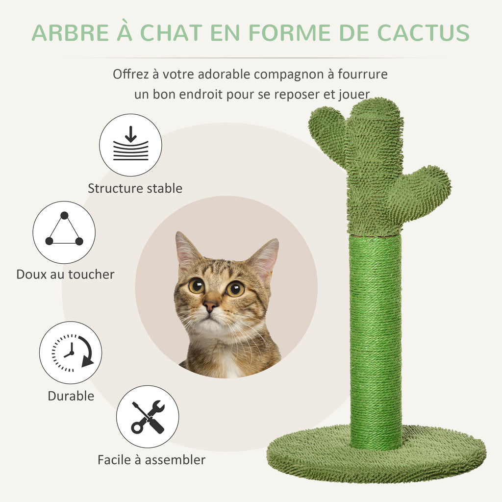 Griffoir pour Chat en Forme de Cactus