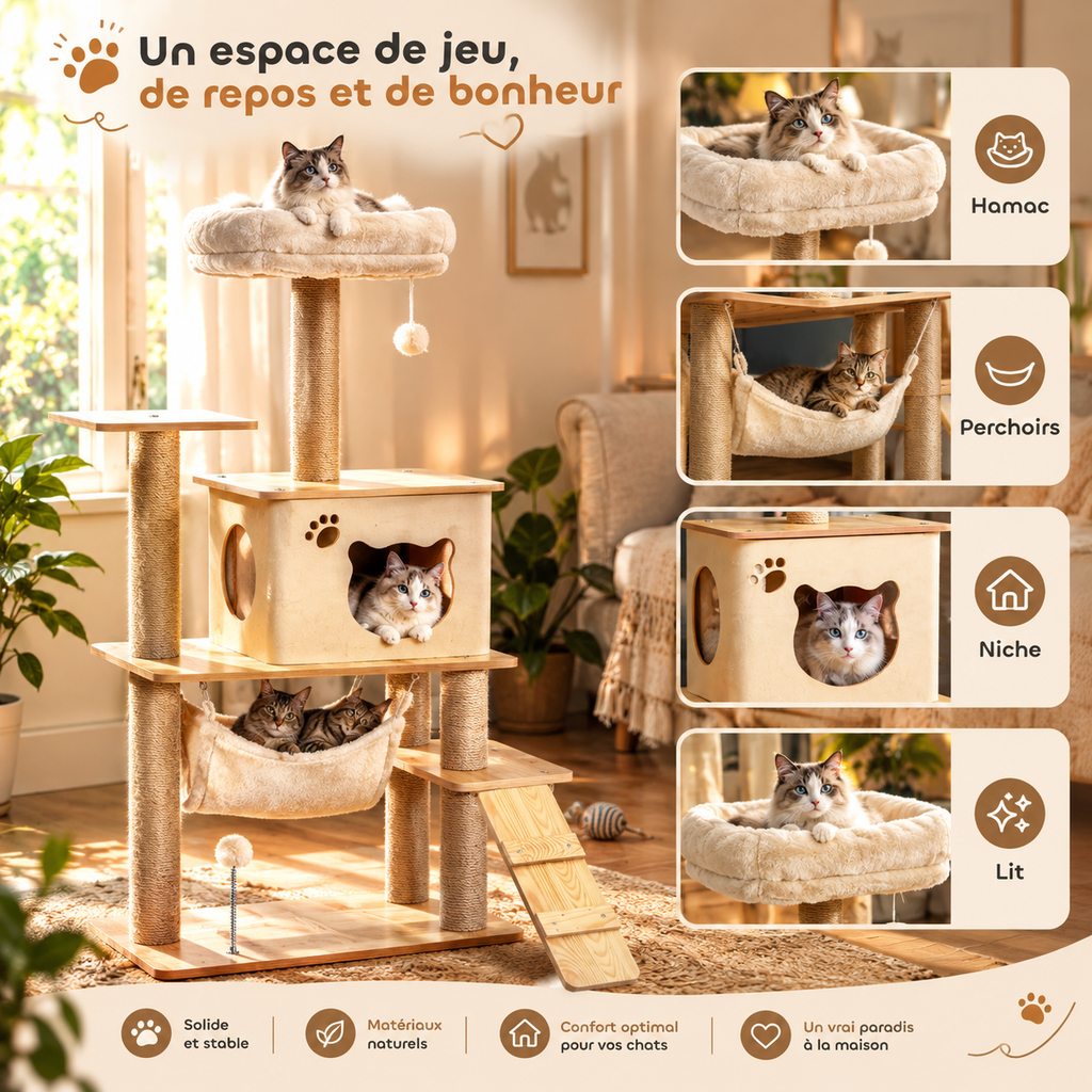 Arbre à Chat Tour de Jeux