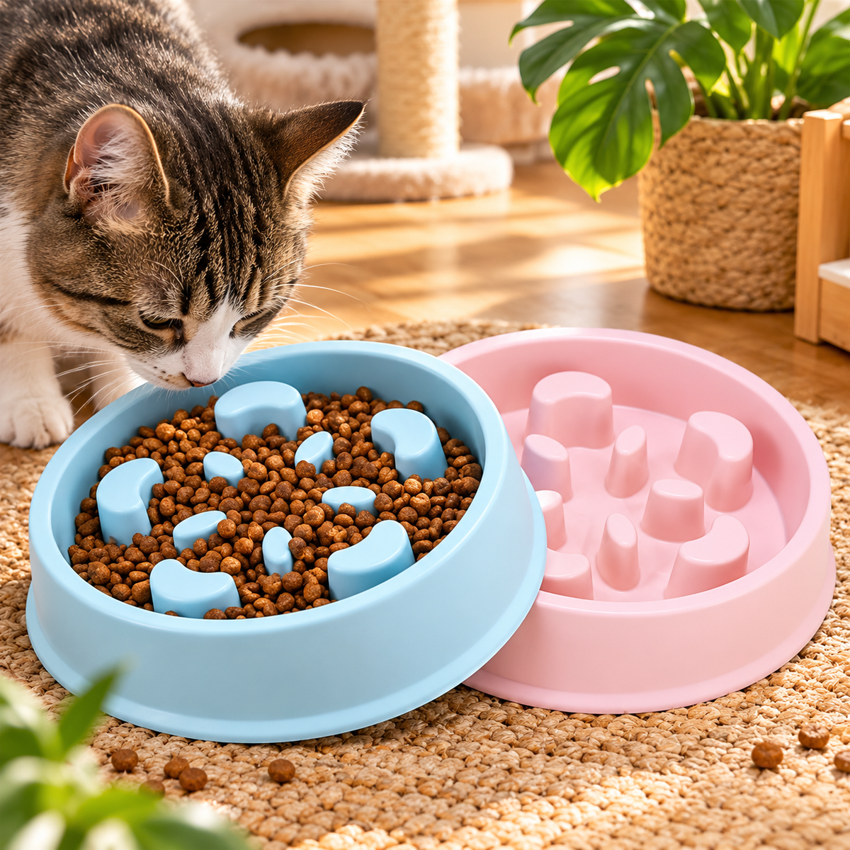 Gamelle Anti-Glouton pour Chien et Chat