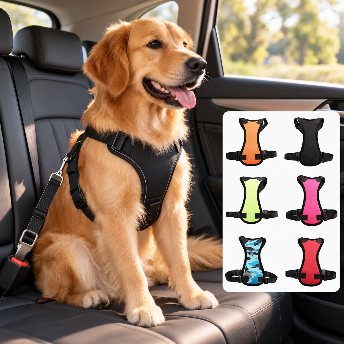 Ceinture de Sécurité Voiture pour Chien