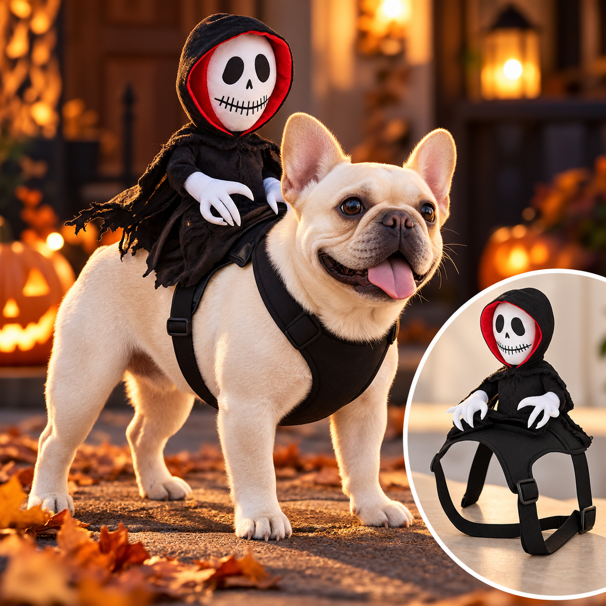 Déguisement Halloween Squelette pour Animaux
