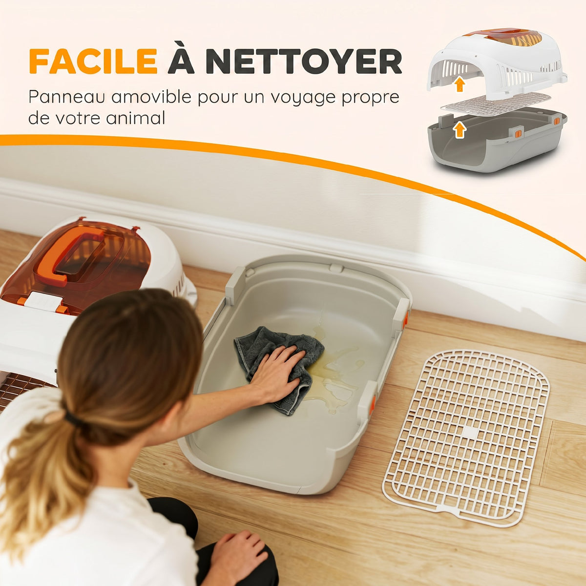 Caisse de Transport pour Chat et Chien