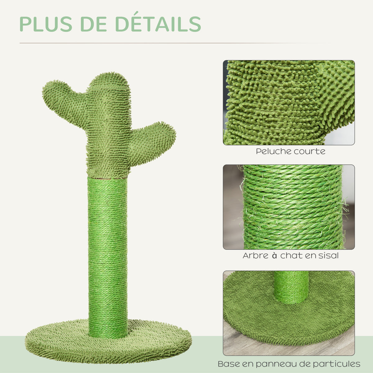 Griffoir pour Chat en Forme de Cactus