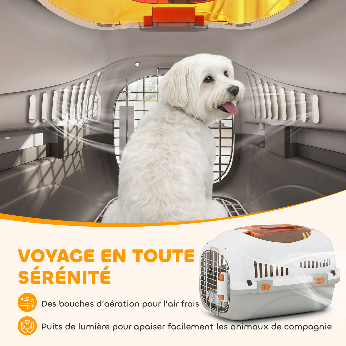 Caisse de Transport pour Chat et Chien