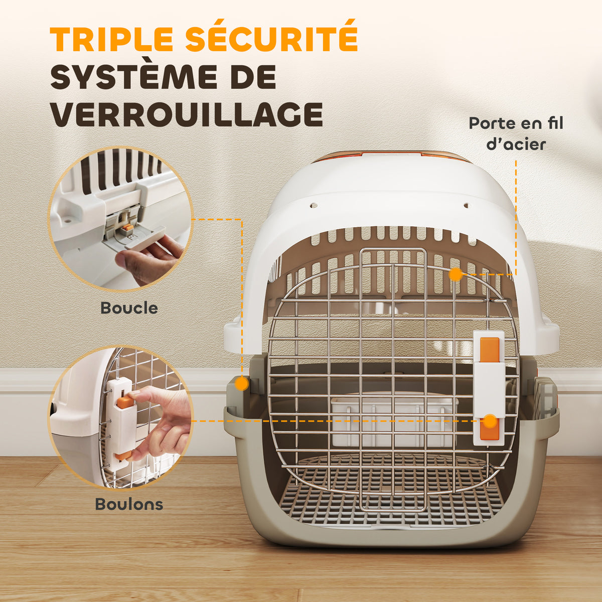 Caisse de Transport pour Chat et Chien