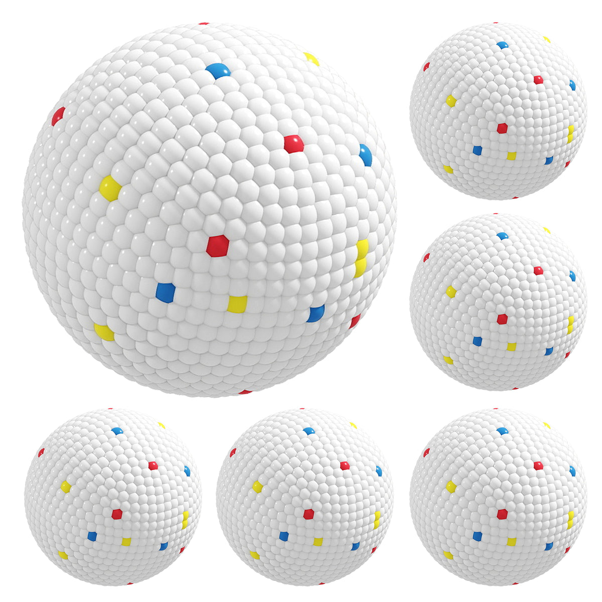 Lot de 6 Balles pour Chien