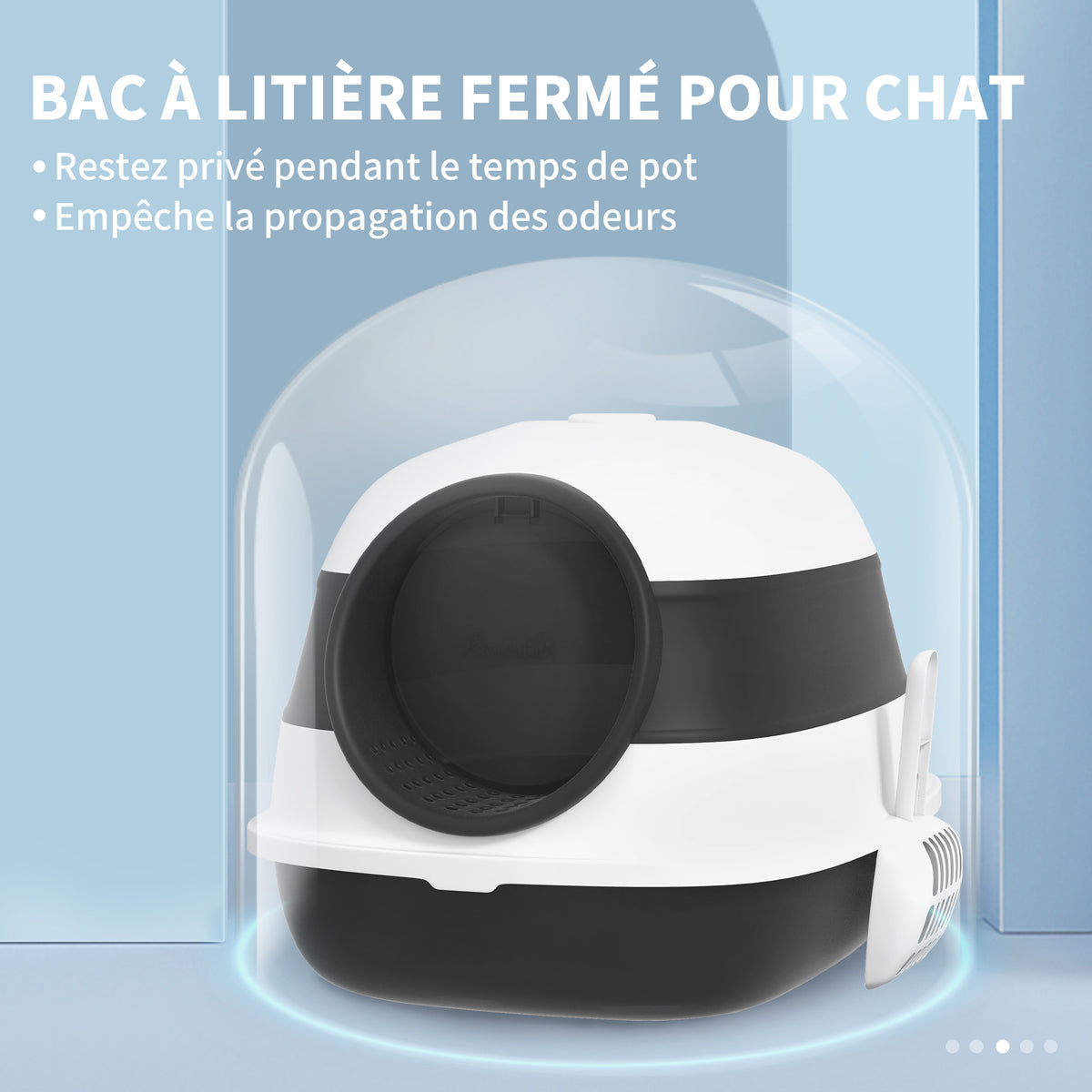 Bac à Litière pour Chat Pliable
