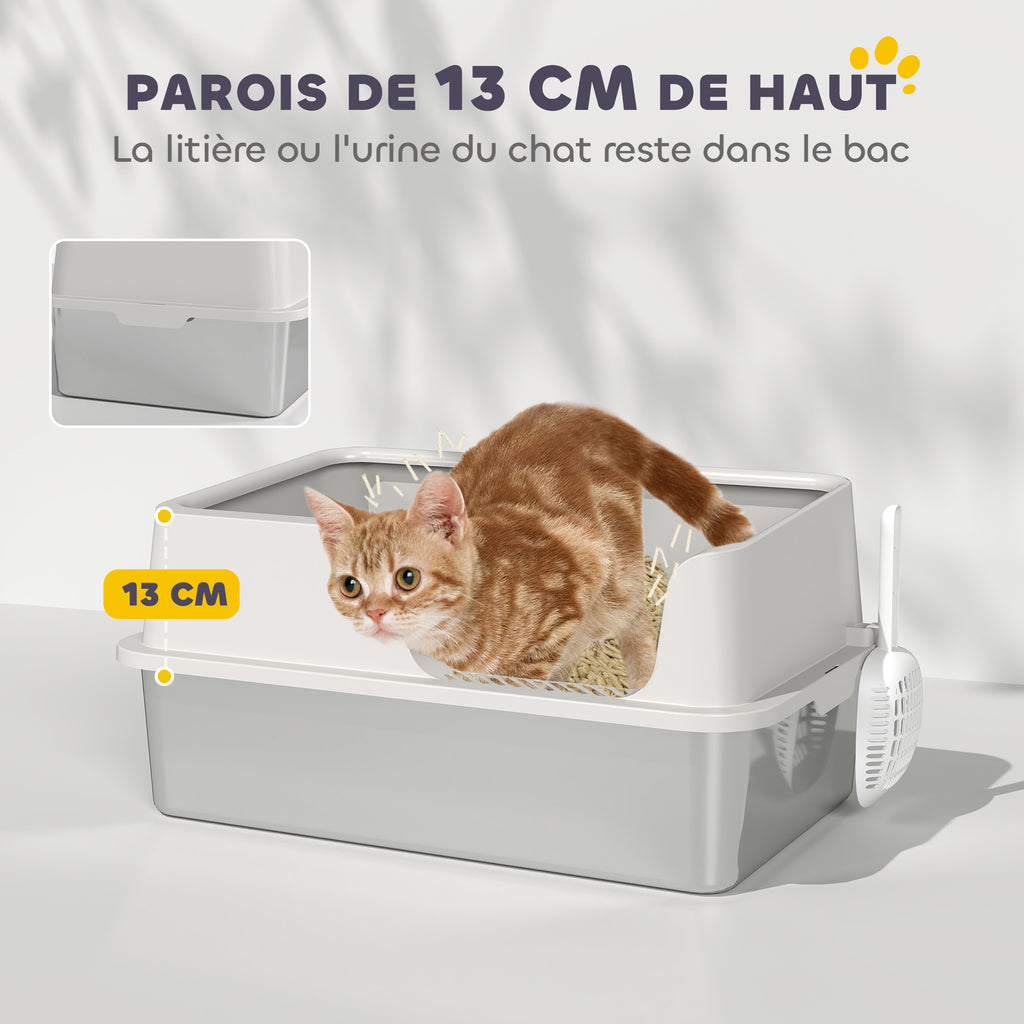 Litière pour Chat en Acier Inoxydable