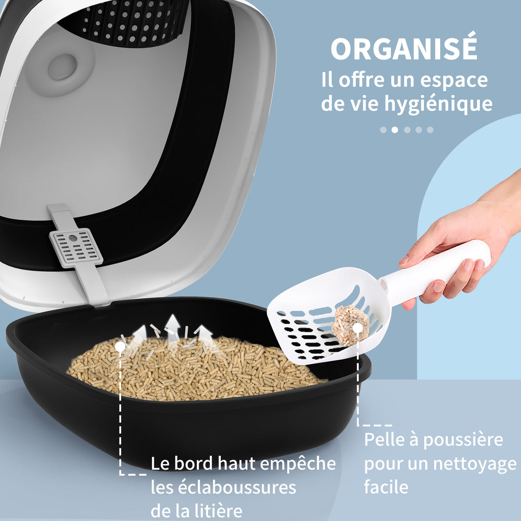Bac à Litière pour Chat Pliable